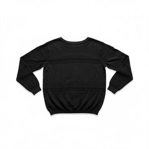 Women's Gray/Green Knit Long Sleeve Sweater